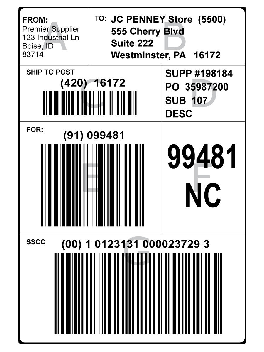 Gs1 128 Label Template - Printable Word Searches