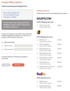 order printed barcode labels