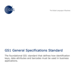 GS1 Specifications | GS1 Barcode Standards | Bar Code Graphics