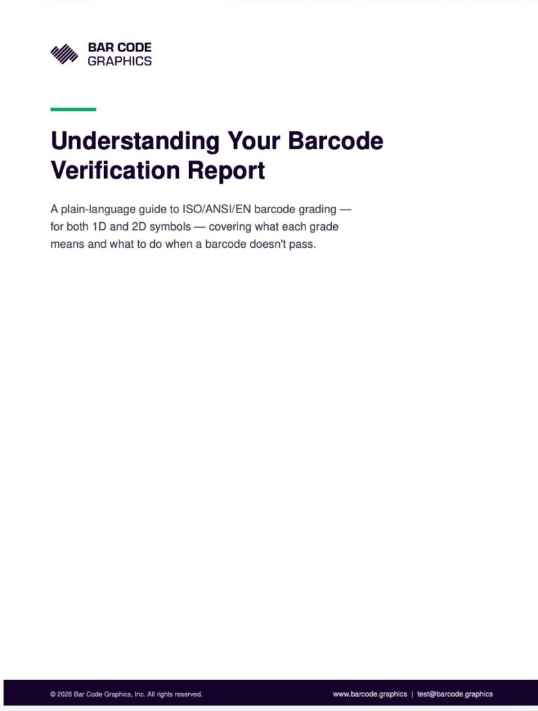 Understanding Barcode Verification Reports
